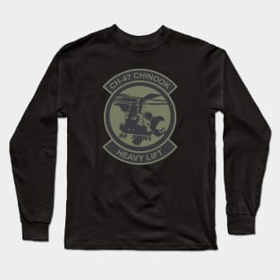 CH-47 Chinook Patch Long Sleeve T-Shirt